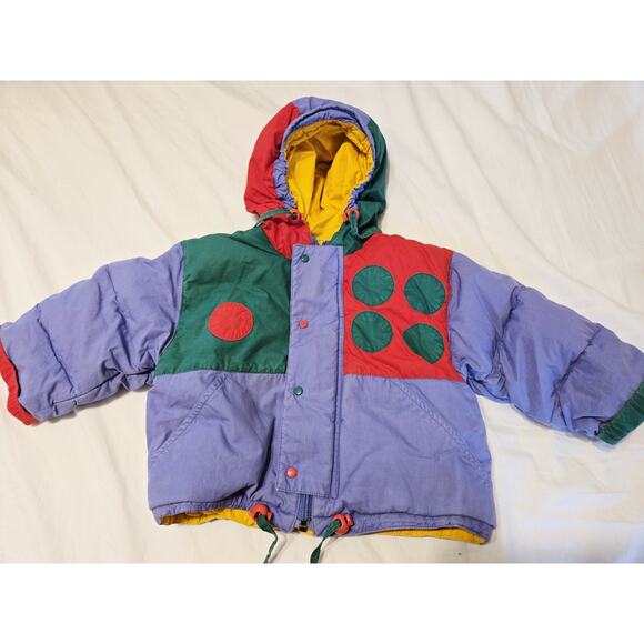 Vintage Brambilla Jacket 1980’s Toddler Unisex Sz 2 Retro 80% Down Puffer Rare - Picture 11 of 11